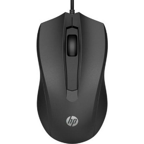 MOUSE ΕΝΣΥΡΜΑΤΟ HP 100 (6VY96AA) BLACK